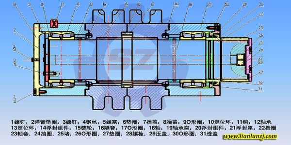 礦用鏈輪組件